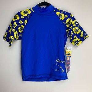 Sun Skinz rash guard swim shirt Hawaiian